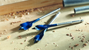 Bosch, DSB5005, Spade Bit Set, 6 pcs; 3/8 in to 1 in, High Carbon Steel, Full-cone threaded tip