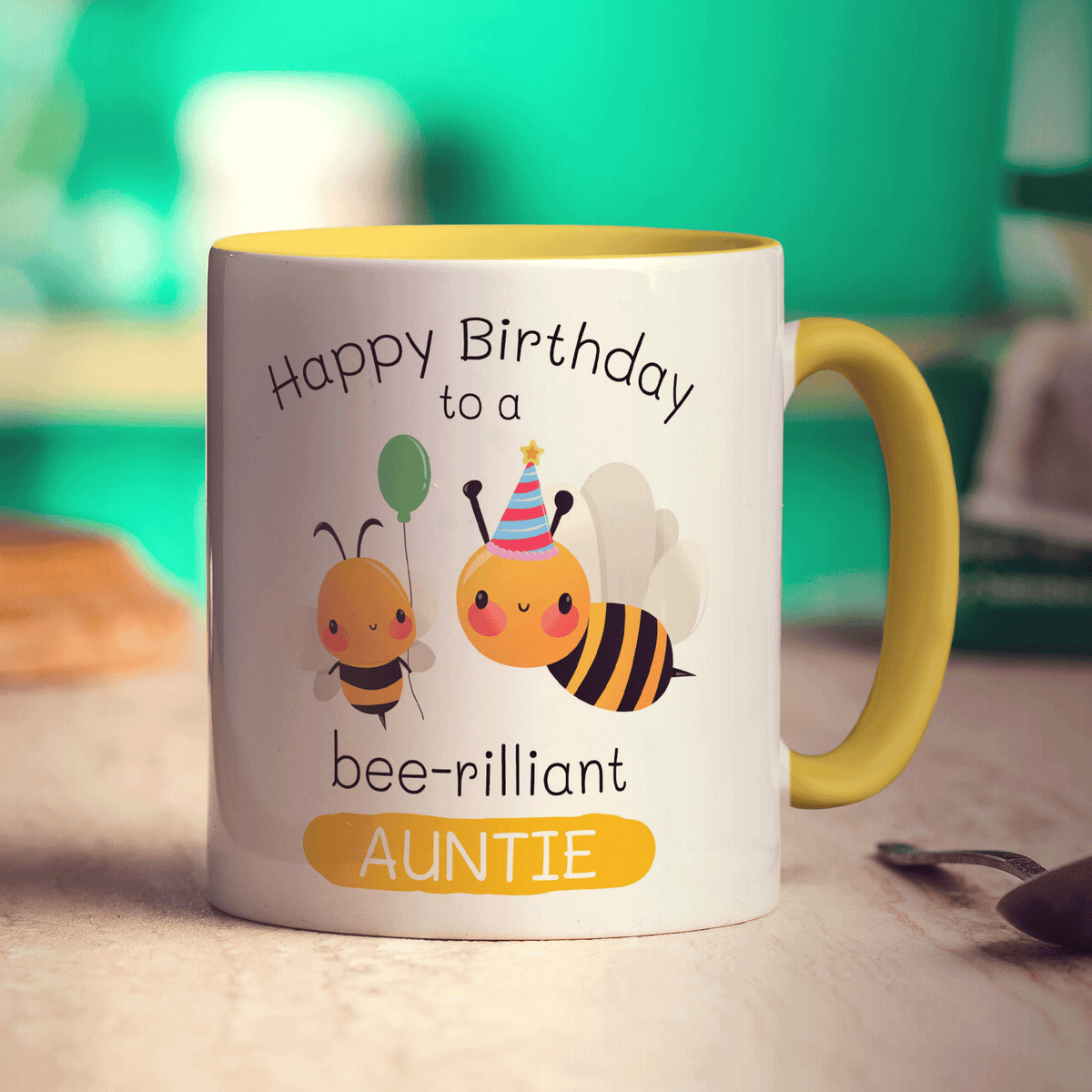 Bee-Rilliant Auntie Birthday Mug