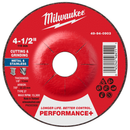 4-1/2" x 1/8" x 7/8" Performance+ Dual Metal Cut & Grind Wheel - Type 27