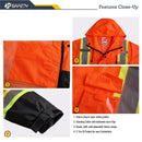 JKSafety Hi-Vis Rain Gear, Waterproof Reflective Rain Jacket and Pants (JKRS117) / (RC555-Rain Jacket)