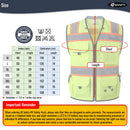 JKSafety Heavy Duty Reflective Surveyor Safety Vest Cushioned Collar (JK188)