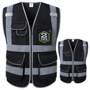 JKSafety 9 Pockets 2-Pack Hi-Vis Reflective Mesh Safety Vest (JK160)