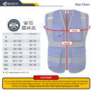 JKSafety 9 Pockets 2-Pack Hi-Vis Reflective Mesh Safety Vest (JK160)