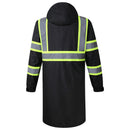 JKSafety Hi-Vis Reflective Safety Rain Gear, Waterproof Long Rain Jacket (JKR119)