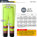 JKSafety Hi-Vis Rain Gear, Waterproof Reflective Rain Jacket and Pants (JKRS117) / (RC555-Rain Jacket)