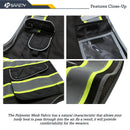 JKSafety 9 Pockets Mesh Two-Tone Hi-Vis Reflective Safety Vest (JK100)